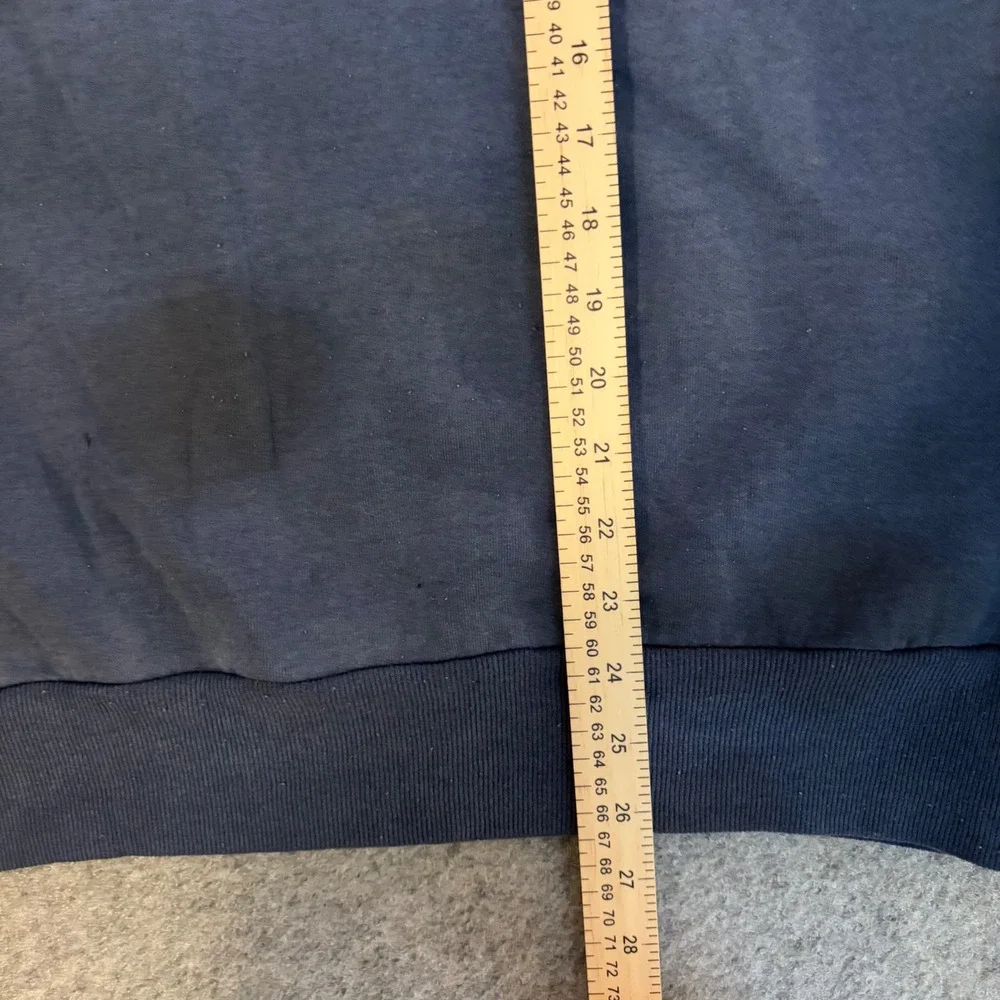 Vintage Y2K Faded Hanes Crewneck Sweatshirt Cut Sleeves Shirt Adult XL - Picture 7 of 12